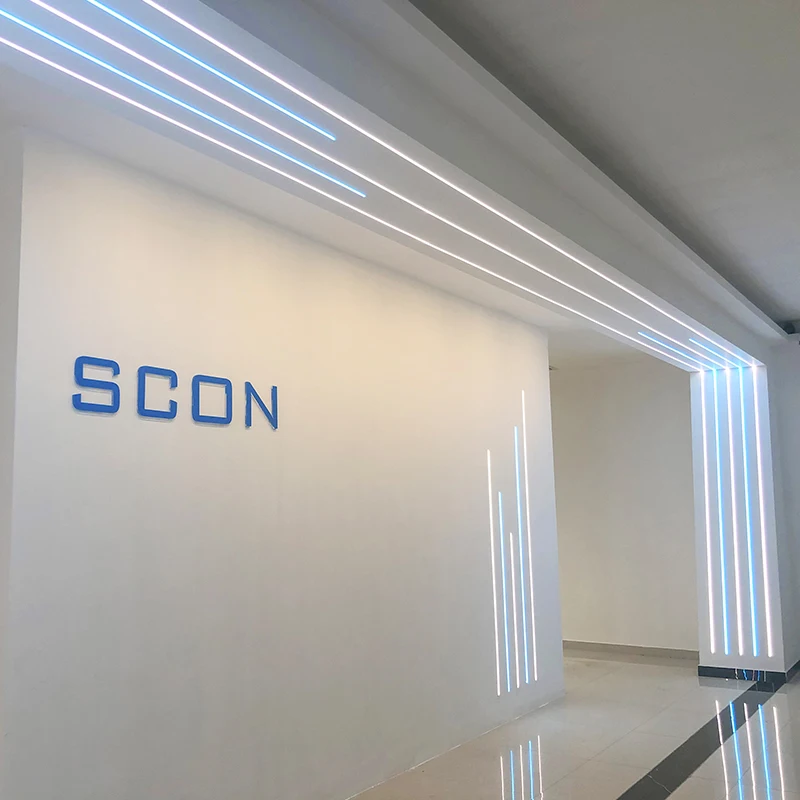 SCON 0 5 м декоративный алюминиевый профиль поверхностный монтаж Встраиваемый