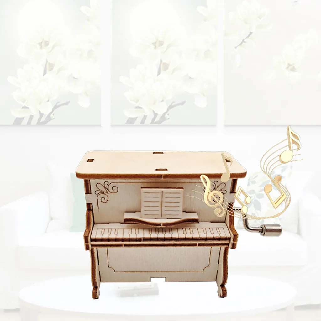 Игрушки для детей деревянные руки коленчатые DIY музыкальная коробка игра музыкальная тема Рождественский подарок музыкальные игрушки рождественские подарки