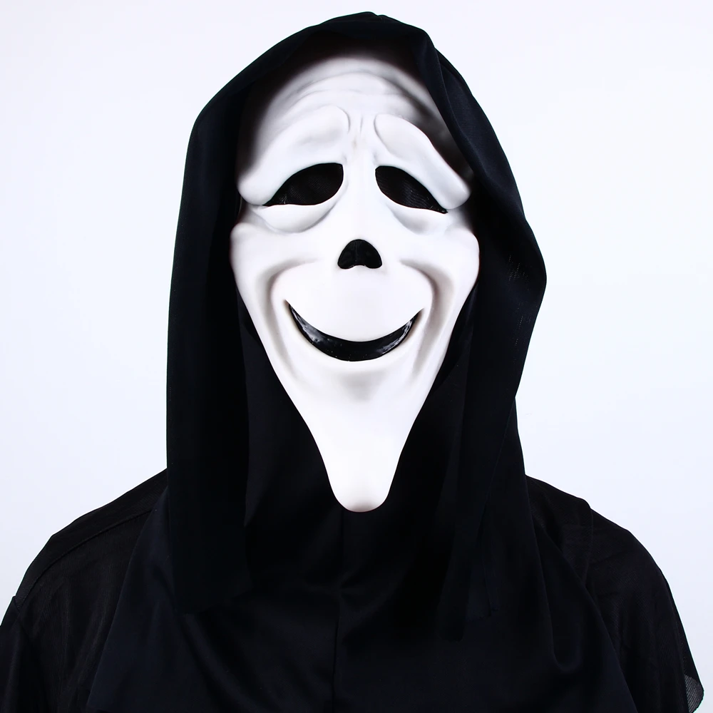 work appropriate halloween costumes Ghost Face Scream Movie Horror Mask Halloween Killer Cosplay Adult Costume Accessories Props halloween costumes Cosplay Costumes