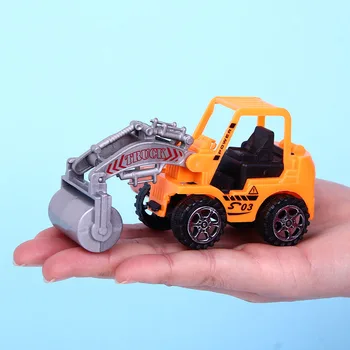 

Excavator Sliding Car Model Children's Male Mini Toy Alloy Engineering Car Set Outdoor Portable Kid Play Small Toy random style