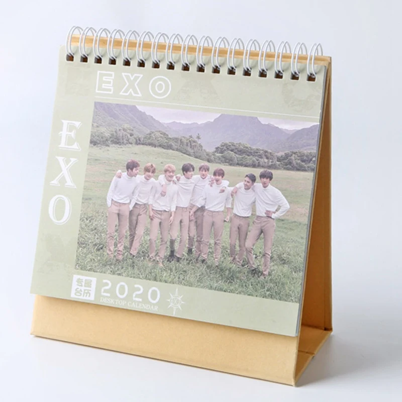 Креативный Kpop календарь EXO ITZY STARKIDS TWICE X1 настольная декоративная карта душа персона поддельная любовь JUNG KOOK JIMIN высокое качество