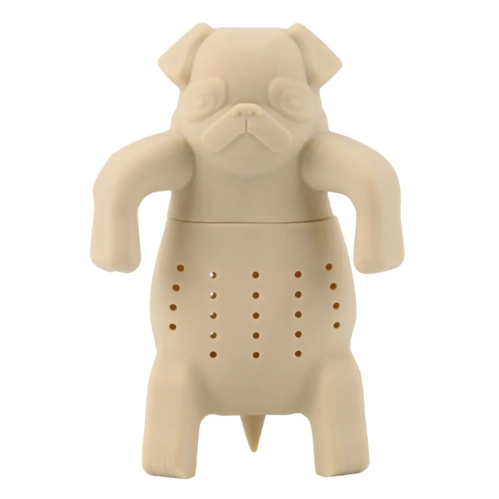 

2018 Dog Shape Tea Infuser Loose Leaf Strainer Herbal Silicone Filter Diffuser New Worldwide Store Cute