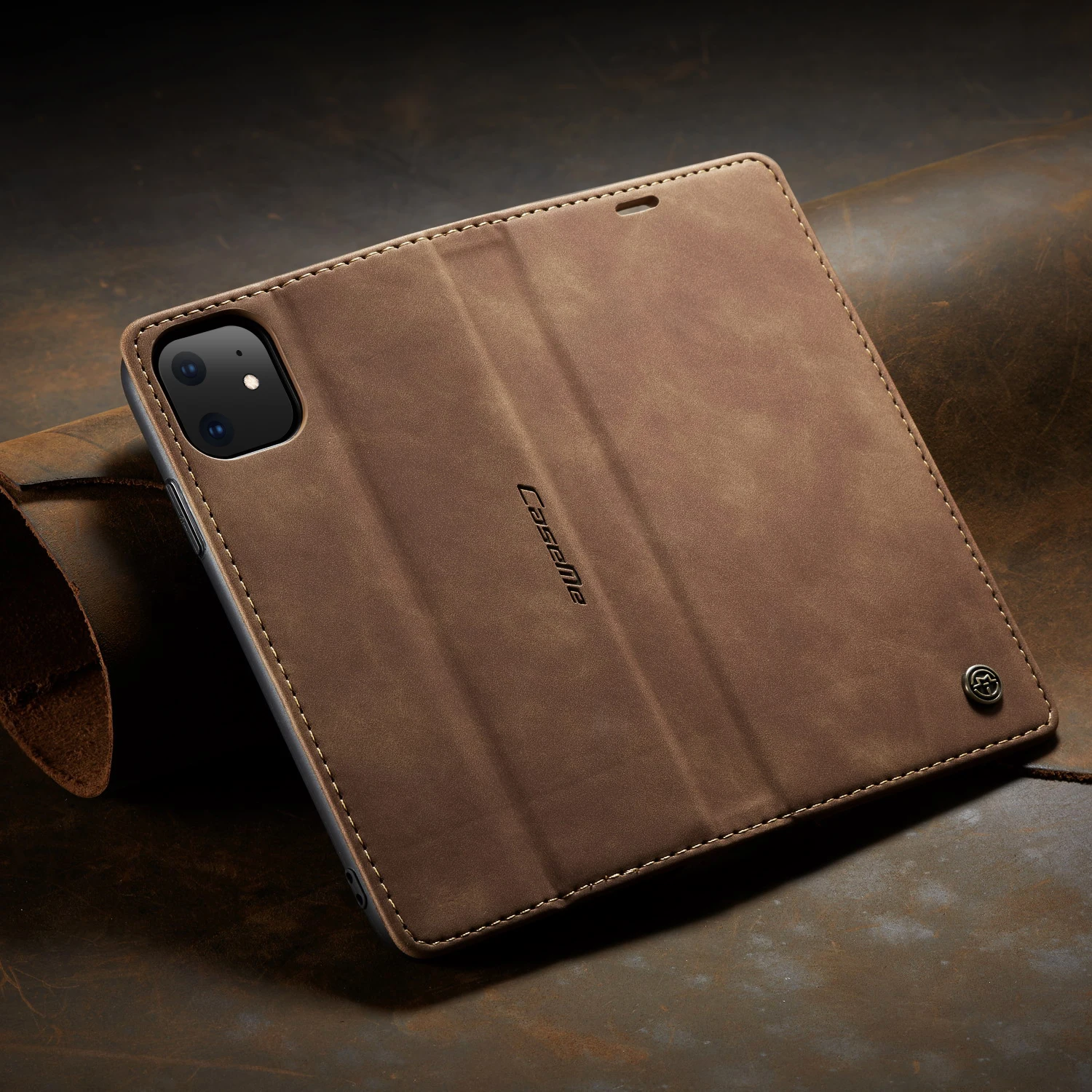 CaseMe Ретро магнитная кожа флип для iPhone 11 Pro Max кошелек Подставка для Apple iPhone XS Max XR X Чехол