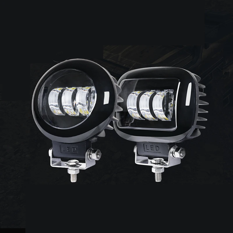 Nlpearl 2x 30W Square/Round LED Fog Lights for Cars Fog Lamp Waterproof LED Work light for Truck 4x4 SUV 4WD Car Light Assembly Nlpearl 2x 30W Square/Round LED Fog Lights for Cars Fog Lamp Waterproof LED Work light for Truck 4x4 SUV 4WD Car Light Assembly