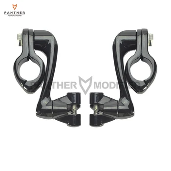 

Universal 1.25" Motorcycle 360 degree Adjustable Highway Foot Pegs Engine Guard Bar Mounts Kit case for Harley Honda Yamaha