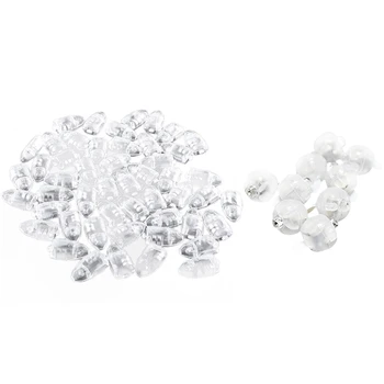

200 Pcs Led Ball Lamp Balloon Light Long Standby Time for Paper Lantern Balloon Light Party-Irregular & Round