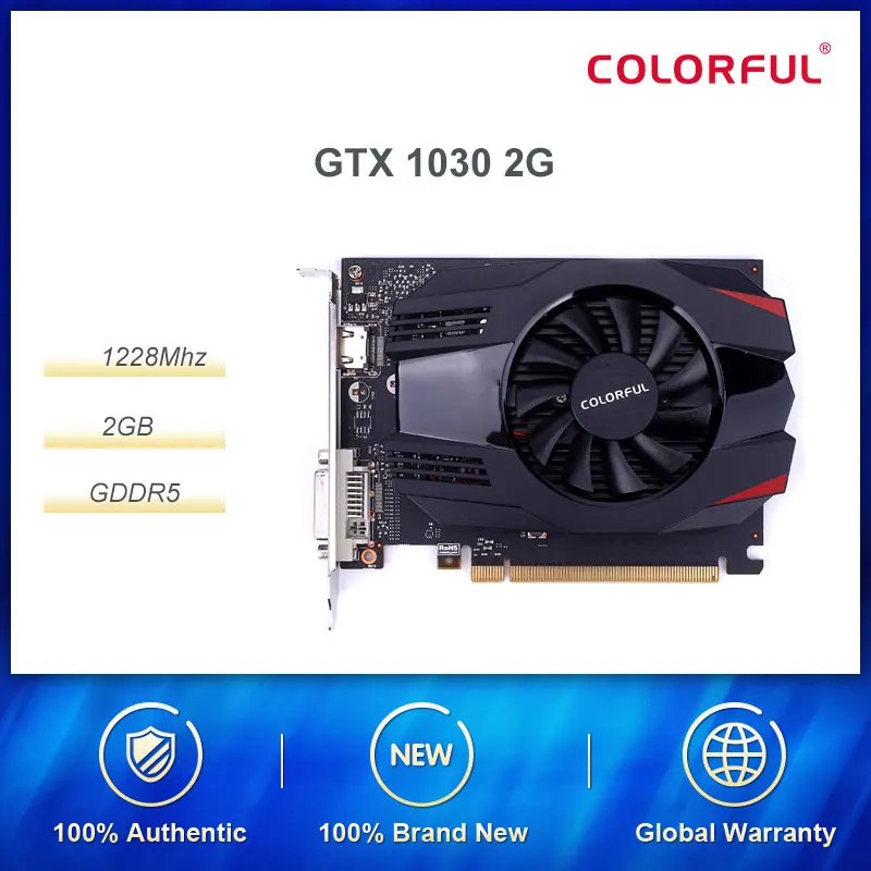 Colorful GeForce GTX1030 2G Nvidia GDDR5 GPU 2GB Cheap Gaming Card E sports Video Card HDMI Port Support 4K Desktop Monitors|Graphics Cards| - AliExpress
