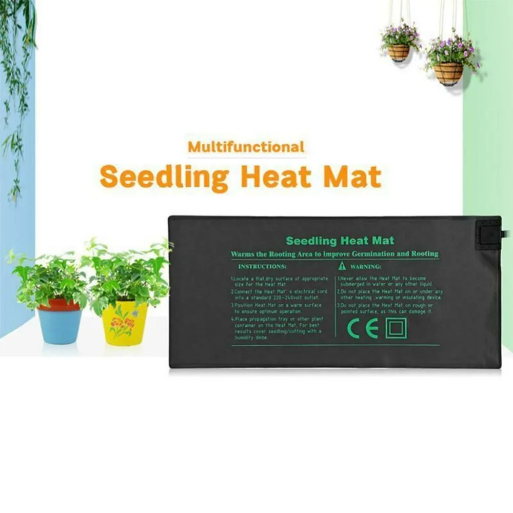 Seedling Heating Mat 52* 52cm Waterproof Plant Seed Germination Propagation Clone Starter Pad 110V/220V Garden Supplies 1 Pc