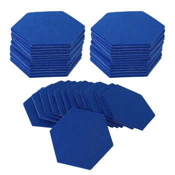 

50 Pcs Hexagonal Multifunctional Wall Stickers Home Felt Board Kids Room Decor Background Wallpaper