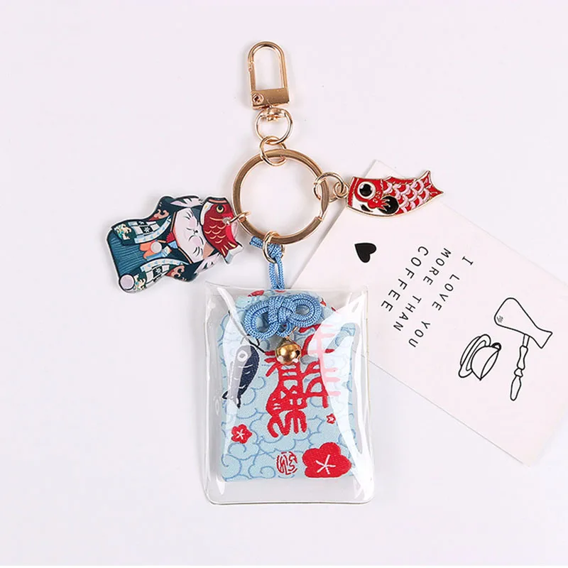 2019 модные креативные японские брелки Lucky Cat Koi автомобильный брелок сумка для