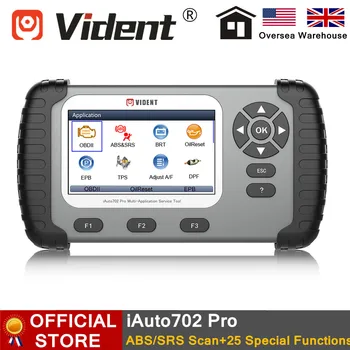 

VIDENT iAuto702 Pro iAuto 702 Pro ABS/SRS Scan and 25 Maintenance Special Functions Update Online PK iLink450