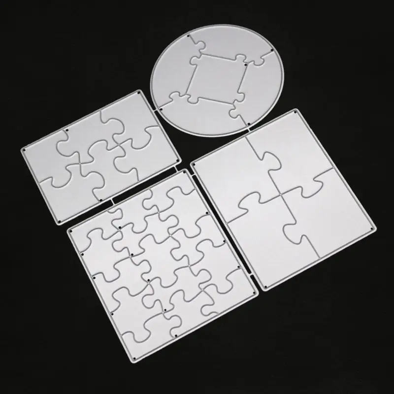 Puzzle Metal Cutting Dies Stencil For DIY Scrapbooking Paper Card Embossing Craft Decor M4YD