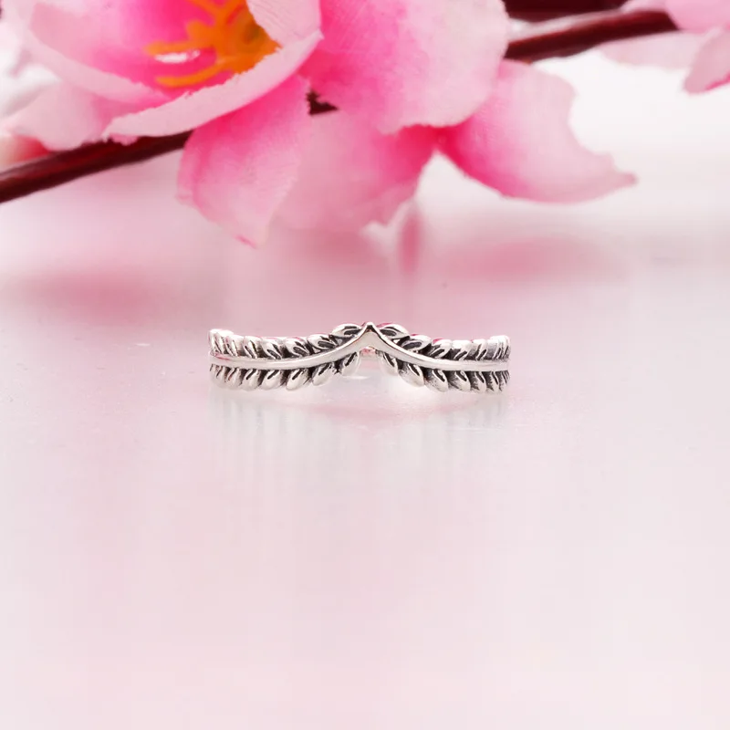 

TIF pan S925 sterling silver ring, simple personality folding ring, ladies jewelry. free shipping