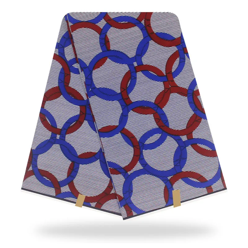 Высокое качество настоящий воск хлопок воск африканская ткань, Африканский Воск печатная ткань последние 6 ярдов Анкара ткань