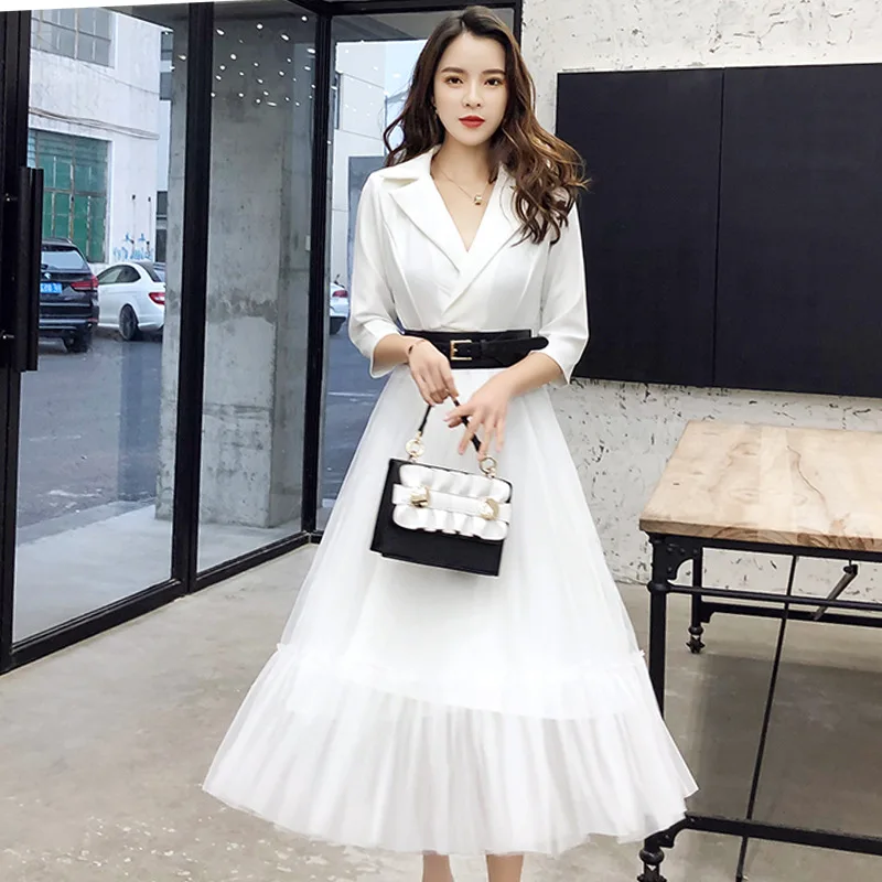 Черное сексуальное Сетчатое платье Летнее короткое элегантное шикарное Vestidos De Fiesta свободное модное повседневное корейское винтажное платье для женщин