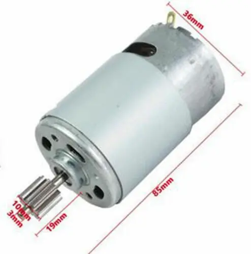 12V 23000RPM Электродвигатель стартера для газовых двигателей RC самолет, 6 V-12 V, 18000 RPM-30000 RPM - Цвет: 12V 23000RPM