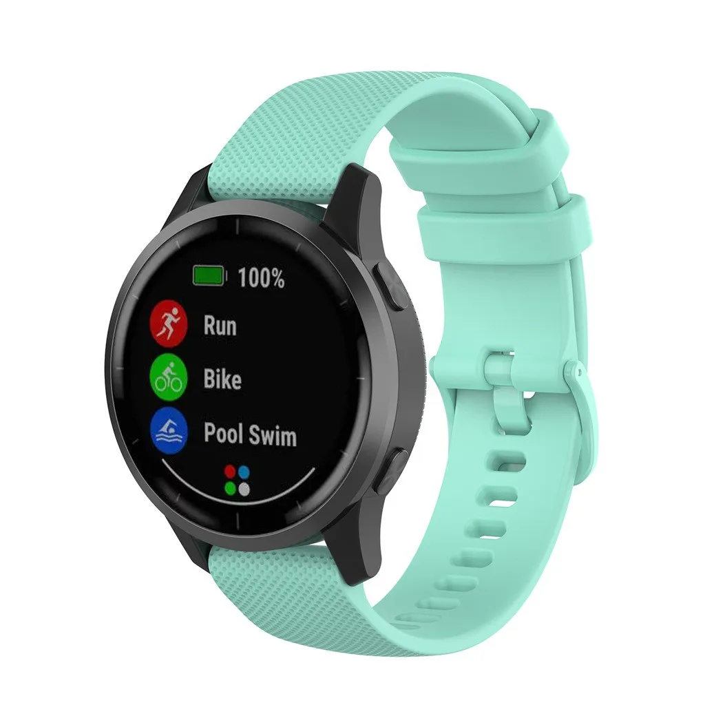 45# мягкий силиконовый сменный ремешок для Garmin Vivoactive 4, умный Браслет для Garmin Vivoactive 4, сменный ремешок для часов