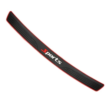 

Rubber Car Rear Guard Bumper Scratch Protector Non-slip Pad Cover Sport Style Accessories