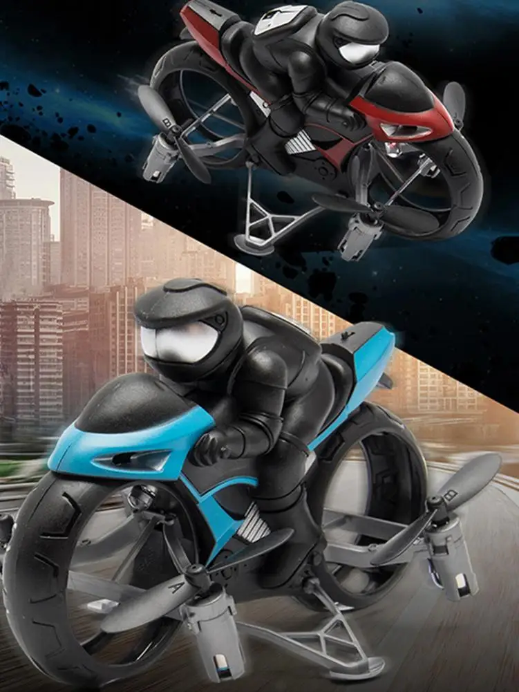 2 In 1 Mini RC Motorcycle Quadcopter Altitude Hold Land Air Dual Mode 2 4G Remote 1 2 In 1 Mini RC Motorcycle Quadcopter Altitude Hold Land Air Dual Mode 2 4G Remote 4