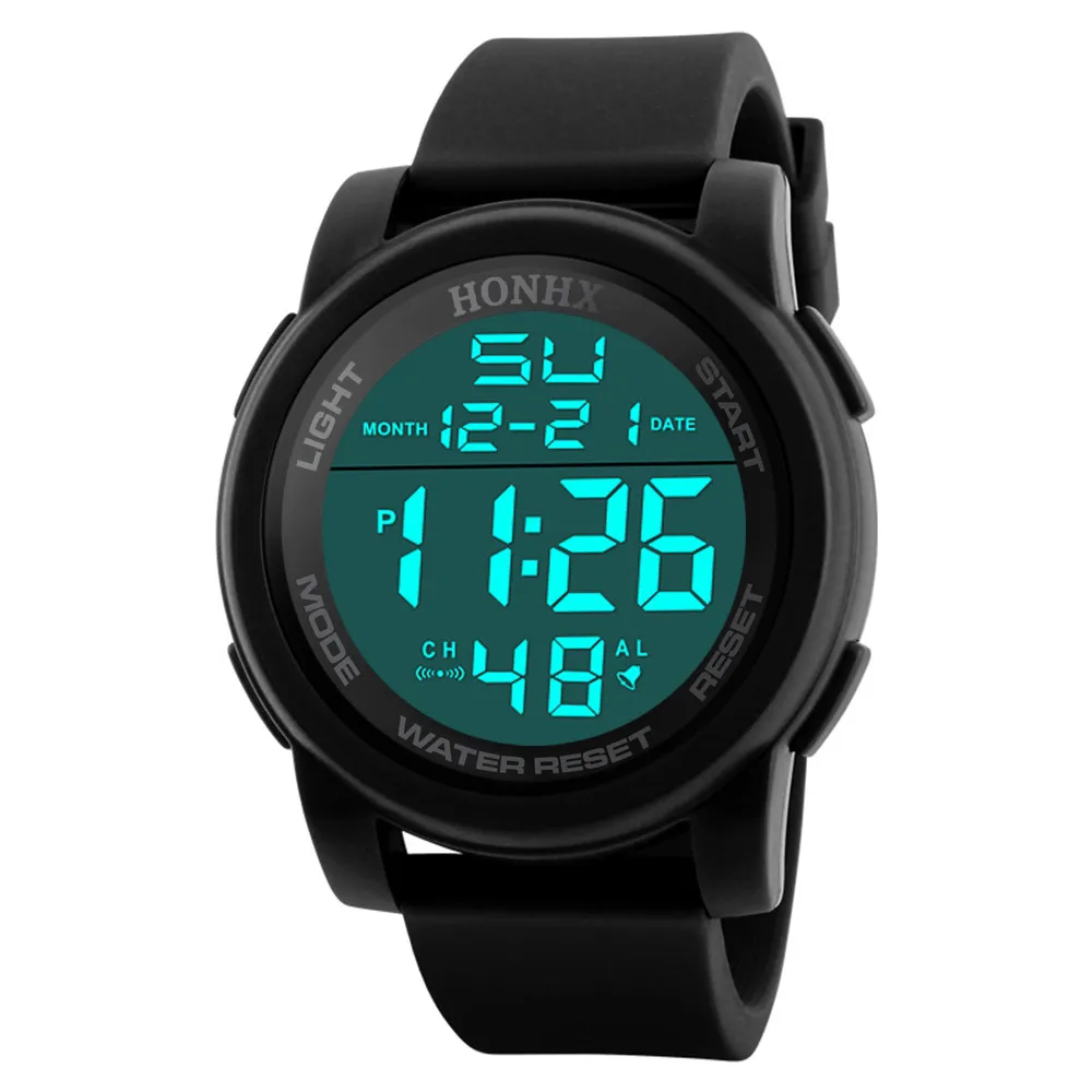 Роскошные Для мужчин Спорт Повседневное светодиодный часы Для мужчин аналоговые цифровые часы мужские армейские военные наручные часы, часы для мужчин