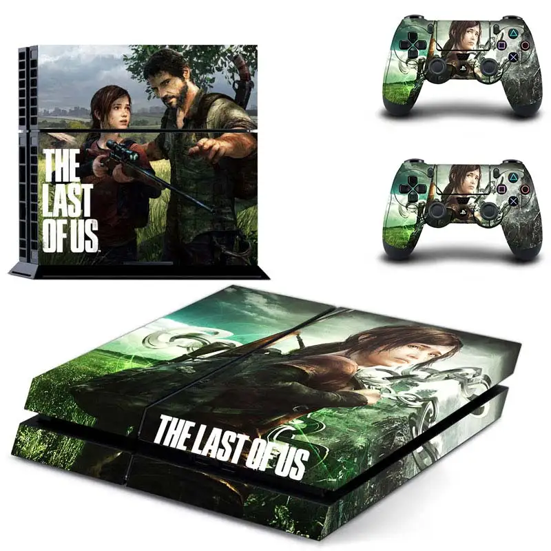 Игра последний из нас полное покрытие лицевые панели наклейка для PS4 Наклейка для playstation 4 консоли и контроллеры наклейка для PS4 виниловая
