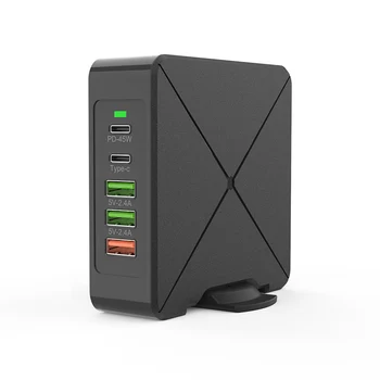 

5 Ports USB Charger PD Quick Charge QC3.0 fast charging for iPhone For Samsung Type C For Huawei