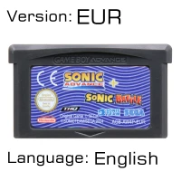 Sonicc Advance 32 бит видеоигры картридж Консоли Карты для nintendo GBA Sonicc Advance английский язык издание - Цвет: Sonicc Advance
