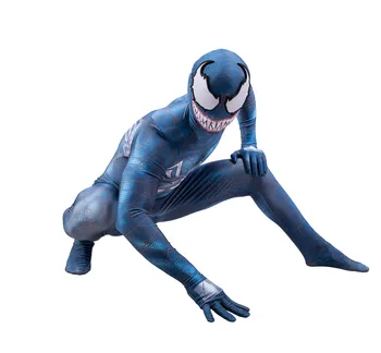 

Venom Cosplay Costume Man spider man Zentai Suit Skin Tight Suits Spandex Jumpsuit Lycra Full Body Bodysuit Halloween Christmas