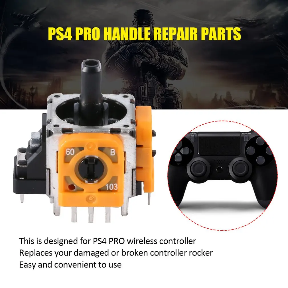 

Module Thumb Stick Replacement 3D Analog Joystick For PS4 Pro