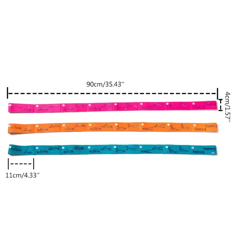 1 шт. обучение латиноамериканским танцам полосы для пилатеса и йоги эластичные резинки эластичный ремень для фитнеса