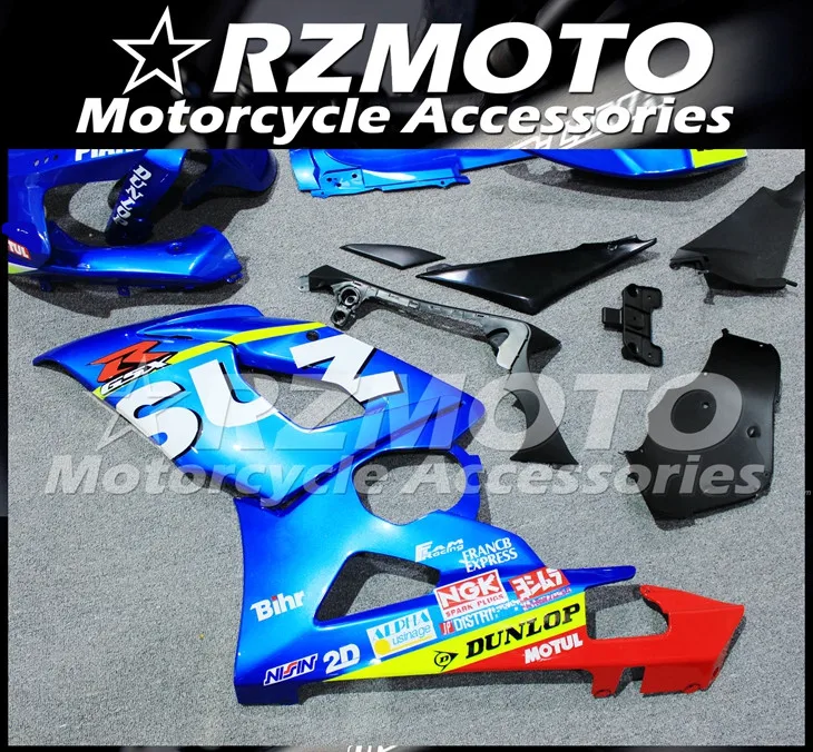 ABS мотоцикл обтекатель комплект для SUZUKI GSXR1000 K5 2005-06 год кузов литья под давлением Магазин № 1049