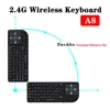 2.4G RF mini wireless Keyboard Spanish/Russian/English 3 in 1 mini Handheld Qwerty +Touchpad Mouse For PC Notebook Smart TV ► Photo 3/6