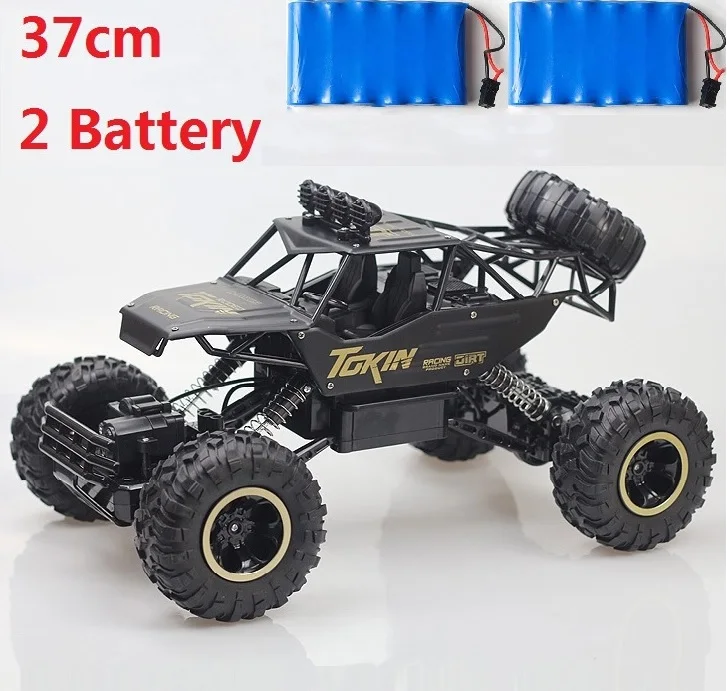 1:16 4WD автомобили RC автомобили обновленная версия 2,4G радиоуправляемые игрушечные машинки RC автомобиль высокоскоростные грузовики внедорожные Грузовики Игрушки для детей - Цвет: Foam box 37cm Black