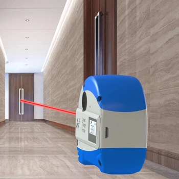 

2 in 1 Multifunctional Laser Range Tape Measure Electronic Digital Display Measuring Tape Millimeter Measurement 5M 30M