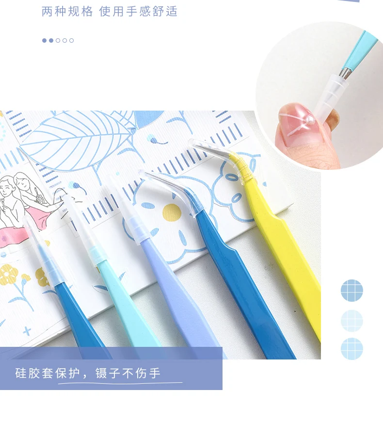14 Designs Kawaii süße Macarons kreative Briefpapier Pinzette DIY Washi Tape Aufkleber Gadget Multi-Tool Pinzette Handkonto – Detail 9