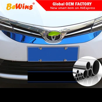 

Car styling For 17-18 Carola 1.2T front middle net engine hood moulding modified exterior decoration front logo moulding