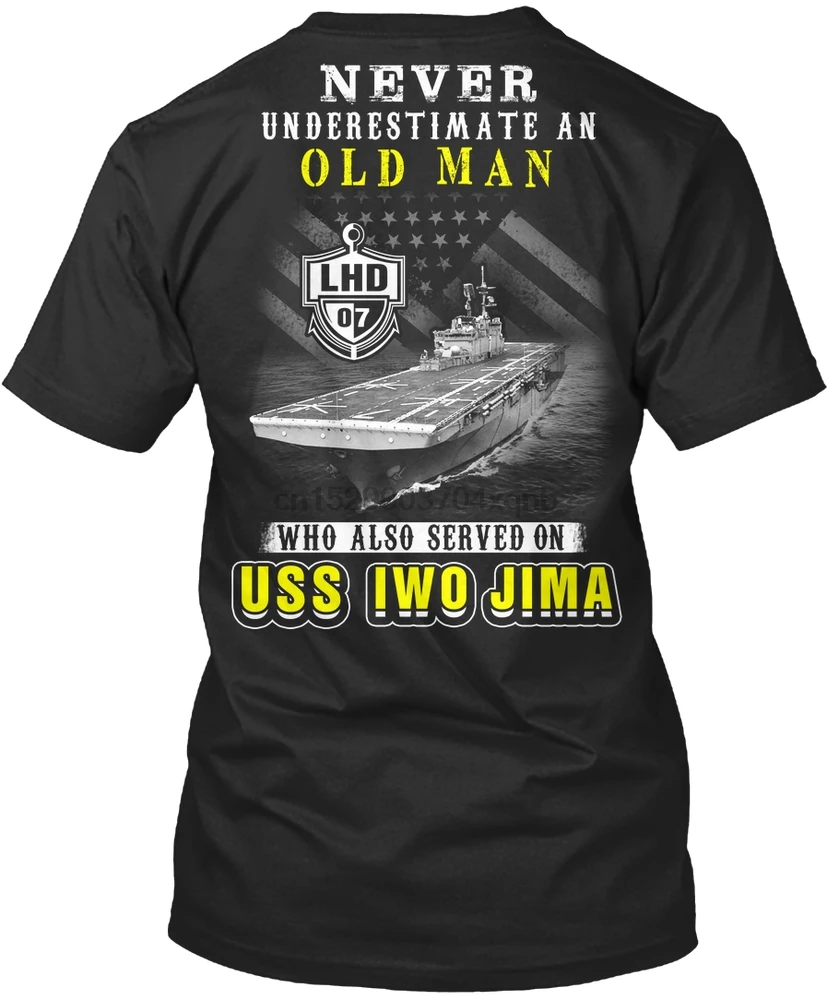 Men T Shirt USS Iwo Jima (LHD 7)(2) Women tshirt| | - AliExpress