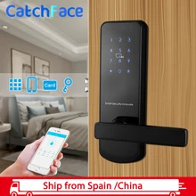Bluetooth Electronic Door Lock with APP WIFI Smart Touch Screen Lock Digital Safe Code Keypad Deadbolt For Home Hotel Apartment bluetooth smart electronic keyless keypad home entry door lock with smartphone controlled for hotel and apartment compatible