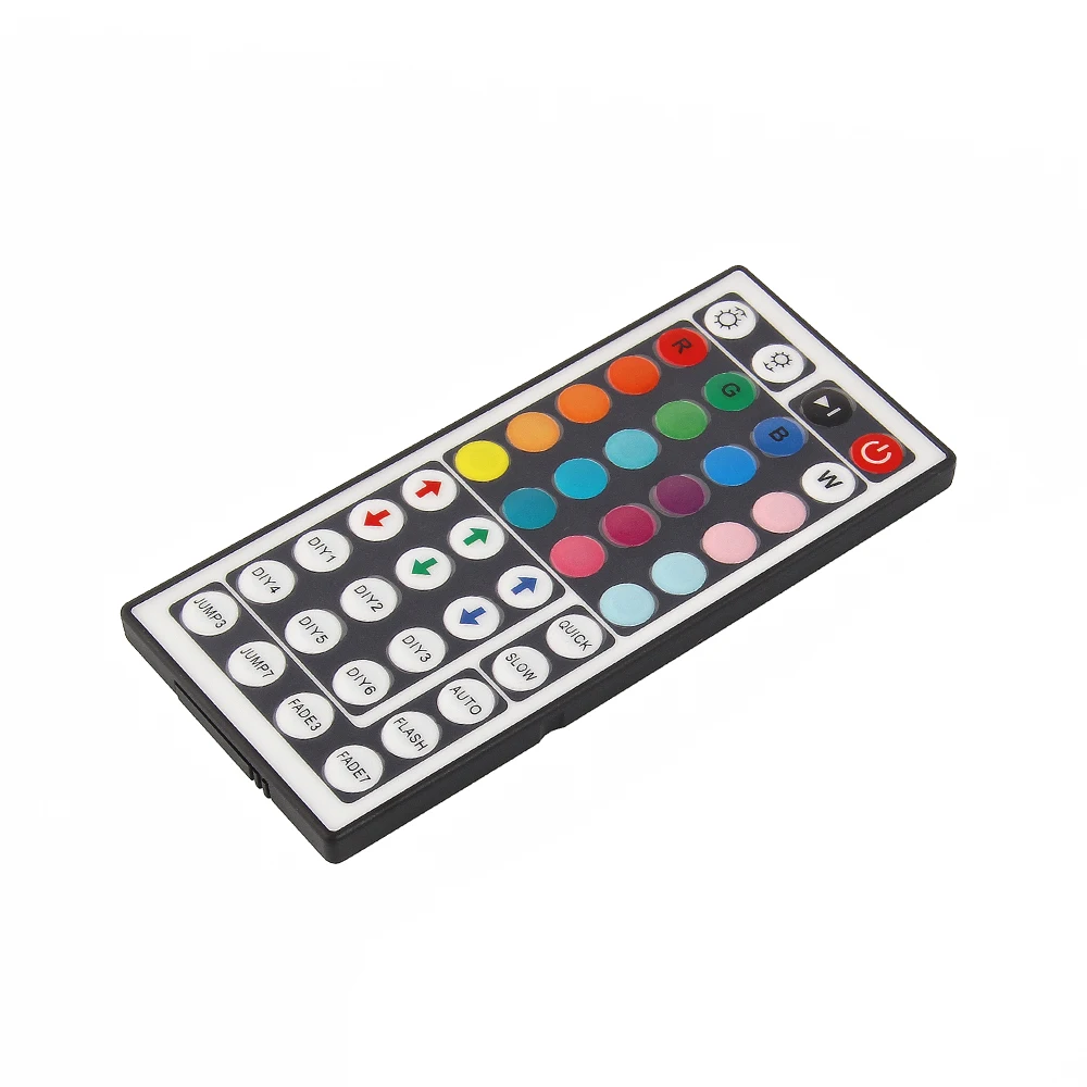 Rgb-контроллер с 44 клавишами, мини, DC12V, 6A, с ИК-пультом дистанционного управления, диммер, беспроводной, для светодиодной ленты, светодиодный, с сенсорным управлением