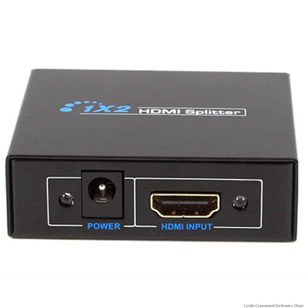 1x2 HDMI переключатель 1x2 HDMI разделитель Порт Автоматический коммутатор Поддержка 3D Full HD1080P для ПК HDTV DVD HDPS3