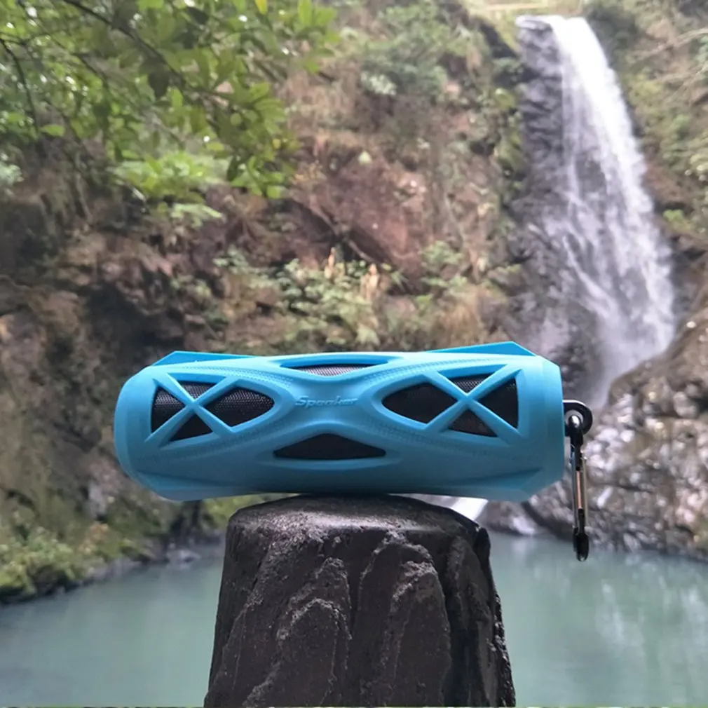 Bluetooth Speaker Portable Outdoor Loudspeaker Wireless Mini Column Portable Subwoofer Sports Speaker Multi-Function Speaker
