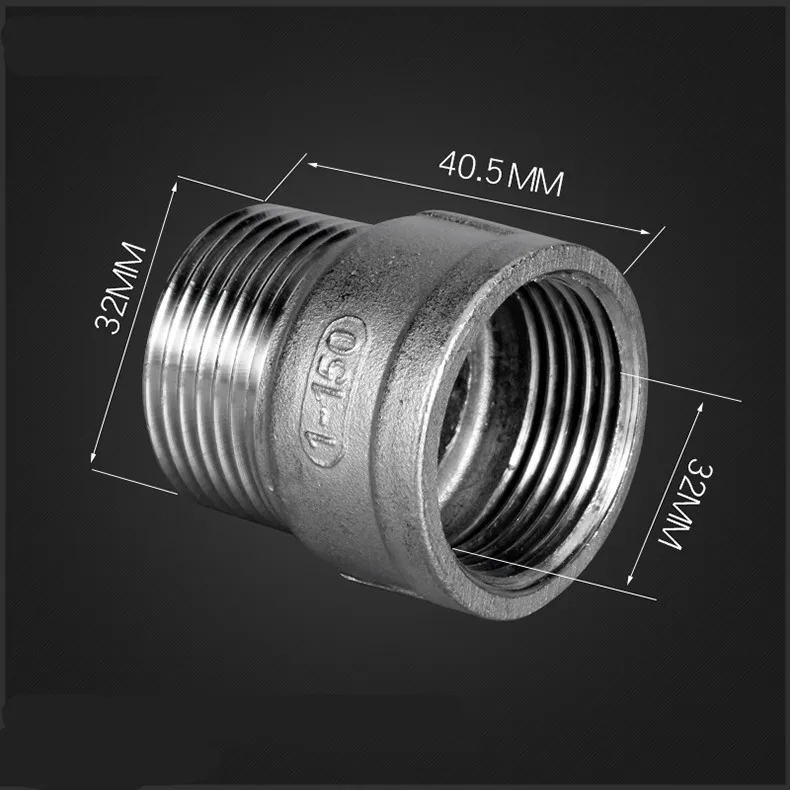 304 фитинг из нержавеющей стали 3/" 1/2" 3/" 1" 1-1/" 1-1/2" BSP штекер-Женский трубка с Резьбой Разъем