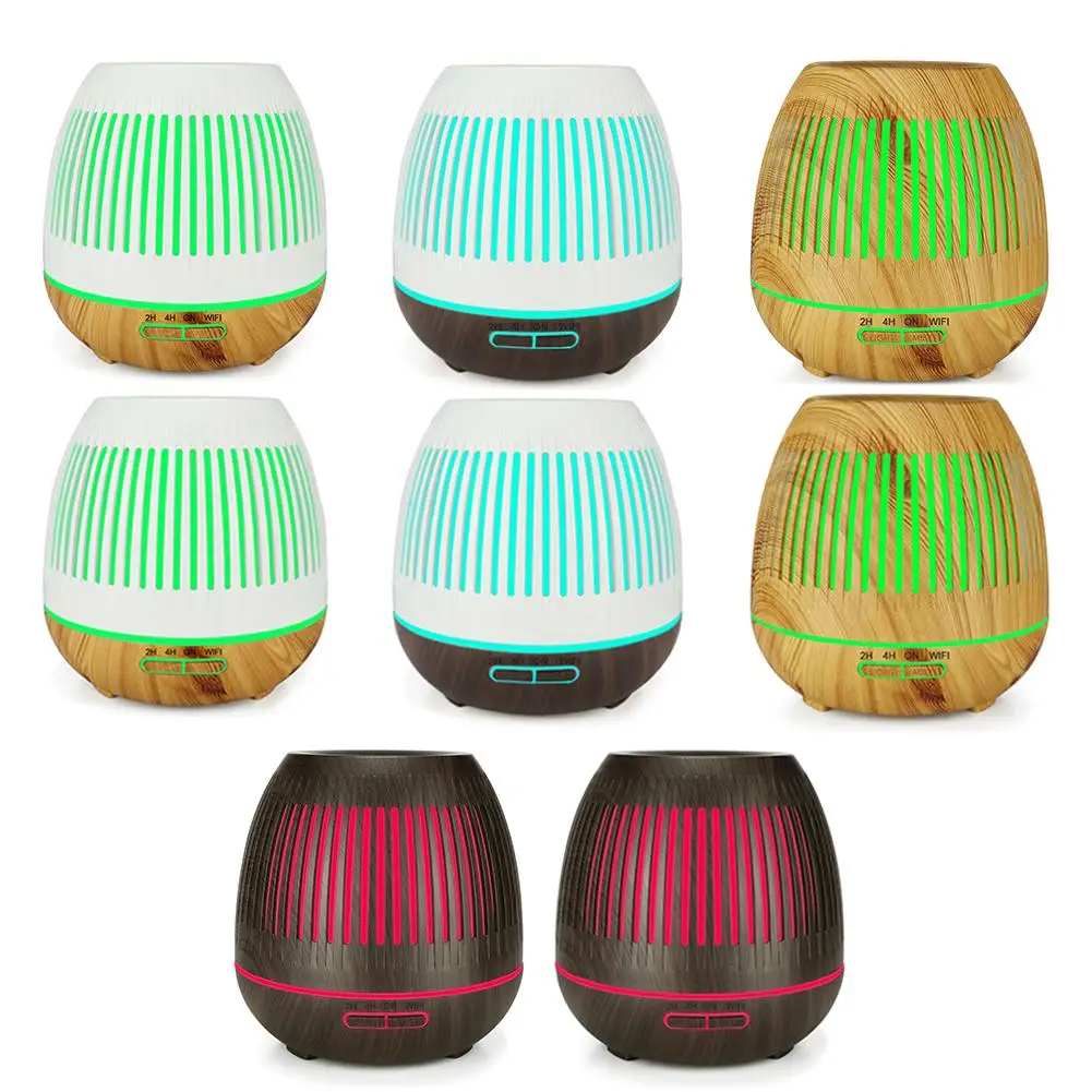 

400ml WiFi Timing Essential Oil Aromatherapy Diffuser Ultrasonic Air Humidifier Whitening and Oil Control Relieving Fatigue