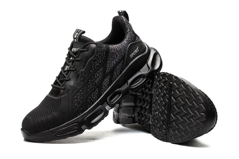 Safety Shoes Anti-smashing Safety Men's Work Shoes Summer Breathable Deodorant Non-slip Mens Safety Shoes Work Shoes