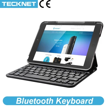 

TeckNet Mini Wireless Keyboard Bluetooth Keyboard For ipad Tablet Rubber keycaps Rechargeable keyboard For Android ios Windows