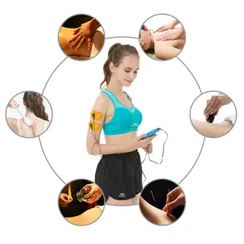 

Dropshipping Acupuncture Electric Digital Therapy Neck Back Machine Massage Electronic Pulse Stimulator for Full Body