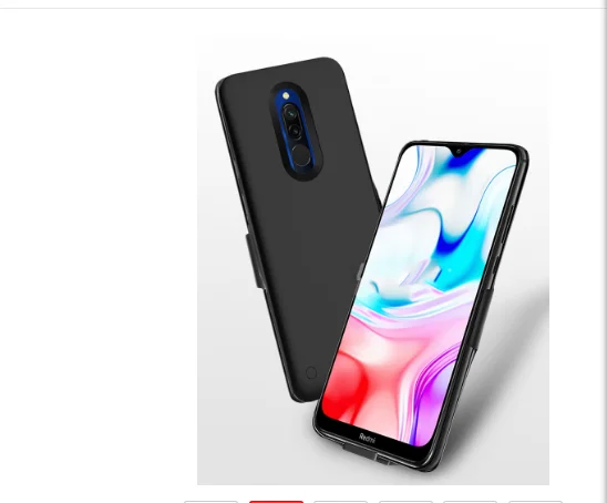 Чехол для зарядного устройства для Xiaomi Redmi 8, запасная задняя крышка с зажимом, чехол для аккумулятора, внешний аккумулятор для Redmi 8A, задняя крышка для зарядки, чехол