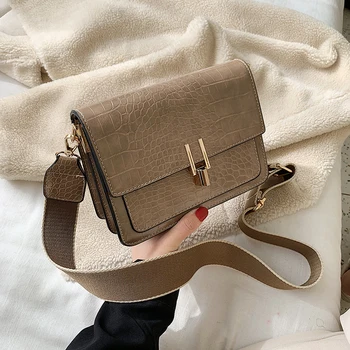 

NEW Autumn winter crossbody bags for women 2020 Stone pattern small square bag fashion shoulder Messenger bag сумка женская