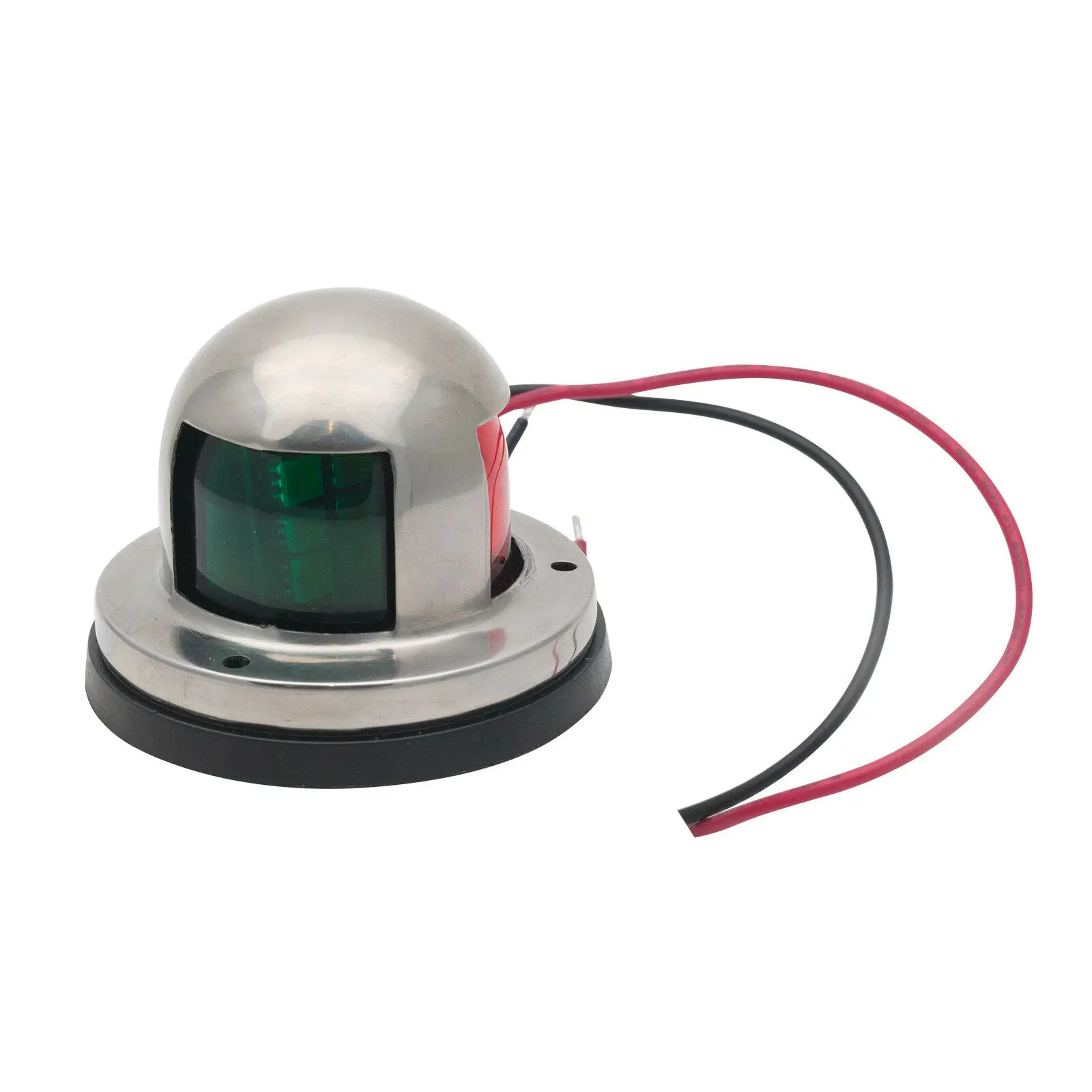 Морская лодка яхта 12V правый/Порты и разъёмы светодиодный бант навигационные огни красно-зеленые линзы в золотистой оправе& 25 см провода лодка аксессуары