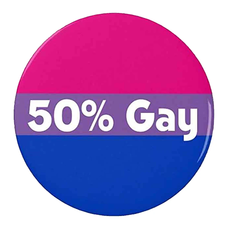 

13cm x 13cm for Gay Bisexual Car Stickers and Decals Fashion Car Accessories 3D Funny Trunk Truck VAN Decoration